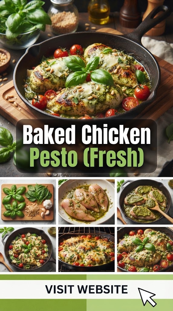Baked Chicken Pesto (Fresh)