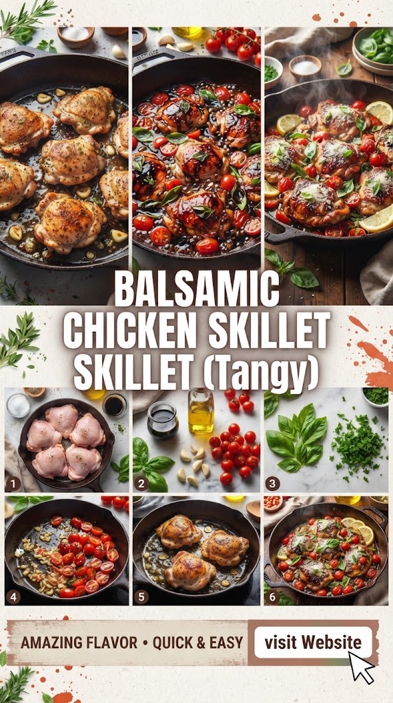 Balsamic Chicken Skillet (Tangy)