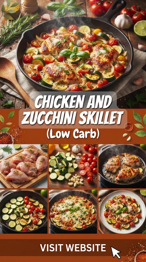 Chicken and Zucchini Skillet (Low Carb)