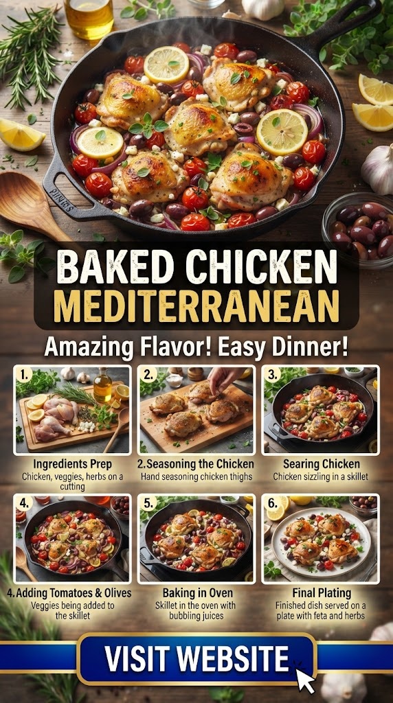 Baked Chicken Mediterranean