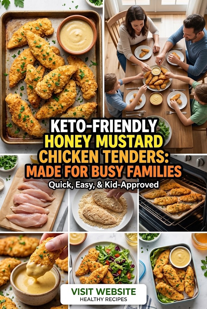 Keto-Friendly Honey Mustard Chicken Tenders: Made for Busy Families