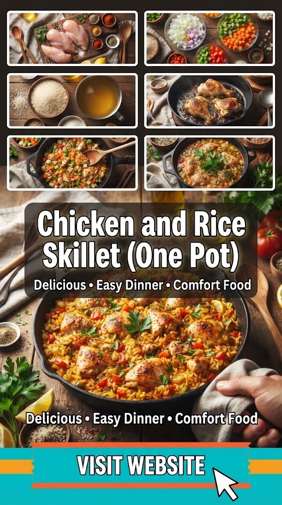 Chicken and Rice Skillet (One Pot)