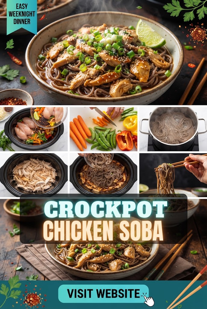 Crockpot Chicken Soba