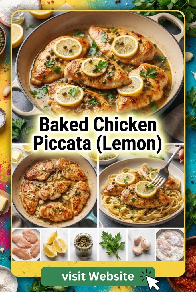 Baked Chicken Piccata (Lemon)