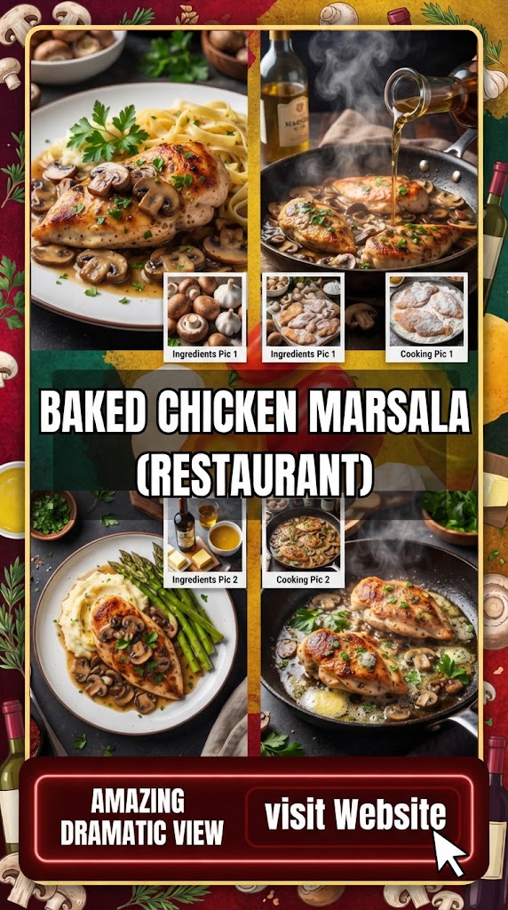 Baked Chicken Marsala (Restaurant)