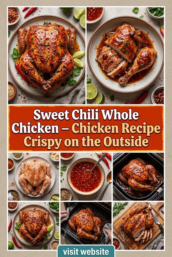 Sweet Chili Whole Chicken –  Chicken Recipe Crispy on the Outside