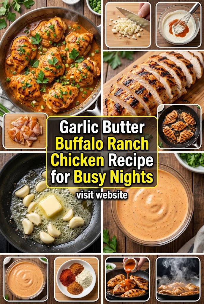 Garlic Butter Buffalo Ranch Chicken Recipe for Busy Nights