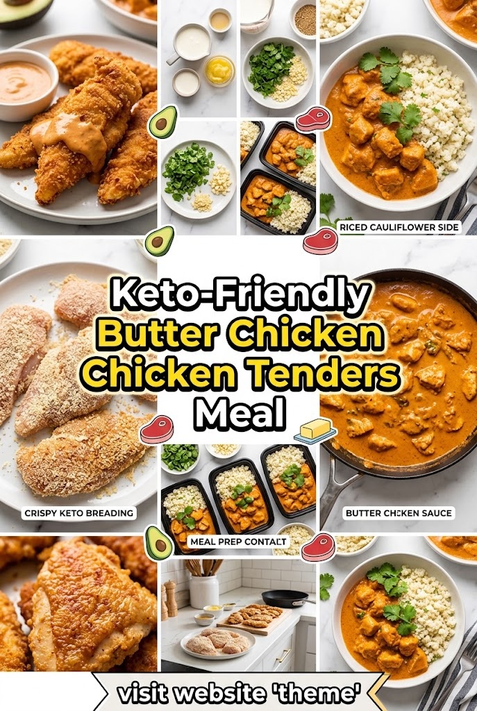 Keto-Friendly Butter Chicken Chicken Tenders Meal